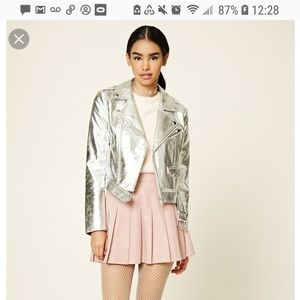 Forever 21 Casual Silver Jacket